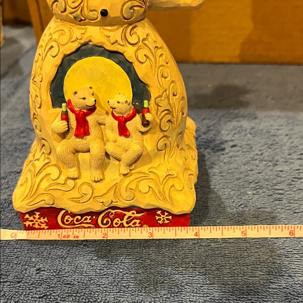 Coca Cola Jim Shore ‘Polar Refreshment’ Snowman Figurine - Picture 8 of 9